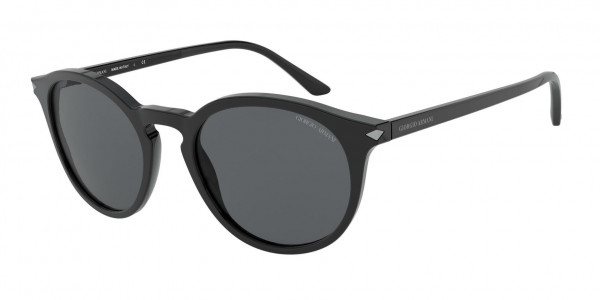 Giorgio Armani AR8122 Sunglasses, 500187 BLACK GREY