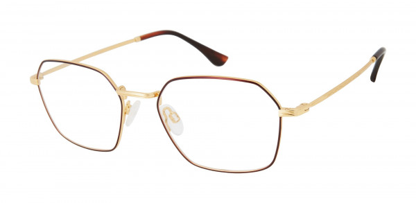 Vince Camuto VG272 Eyeglasses, GLD SHINY YELLOW GOLD/BROWN