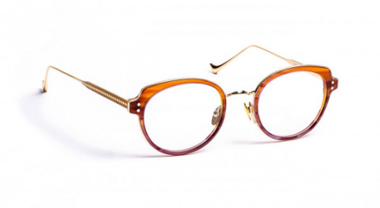 VOLTE FACE NAWEL Eyeglasses, PURPLE / LIGHT GOLD SHINY (7050)