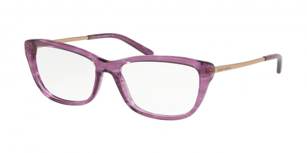 Ralph Lauren RL6189 Eyeglasses, 5768 SHINY STRIPED PURPLE (BORDEAUX)