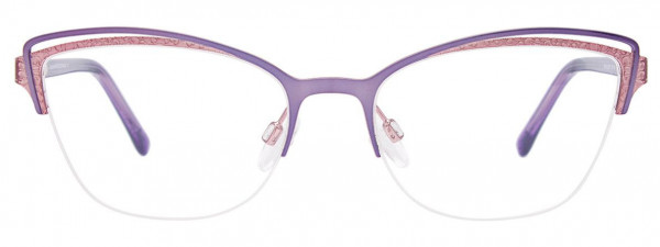 Takumi TK1124 Eyeglasses, 080 - Satin Purple & Light Pink