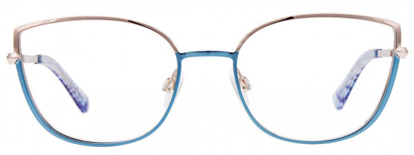 Paradox P5069 Eyeglasses, 050 - Shiny Blue & Silver