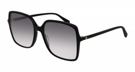 Gucci GG0544S Sunglasses, 001 - BLACK with GREY lenses