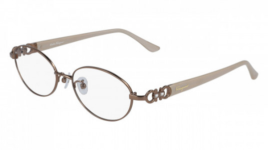 Ferragamo SF2538RA Eyeglasses, (705) SHINY BRONZE