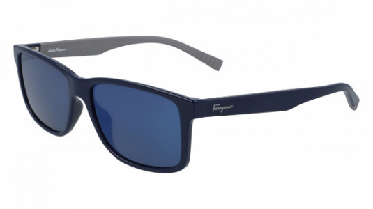 Ferragamo SF938S Sunglasses, (435) BLUE/GREY