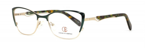 CIE SEC143 Eyeglasses, dark green/gold (2)