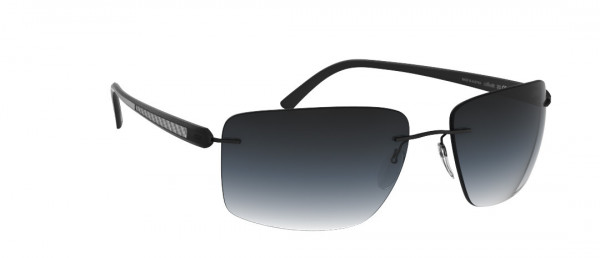 Silhouette Carbon T1 Collection 8722 Sunglasses, 9140 Classic Grey Gradient
