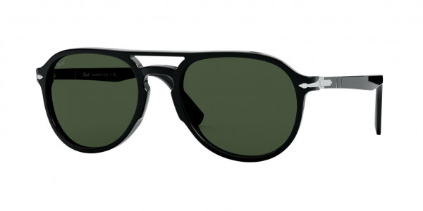 Persol PO3235S Sunglasses, 95/31 BLACK GREEN (BLACK)
