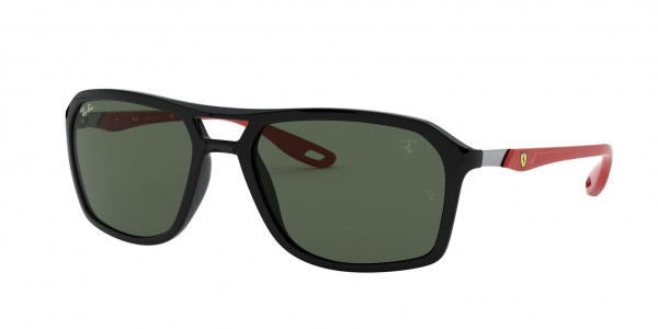 Ray-Ban RB4329M Sunglasses, F60171 BLACK (BLACK)