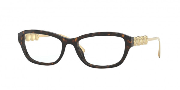 Versace VE3279 Eyeglasses, 108 HAVANA (HAVANA)