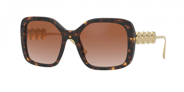 Versace VE4375 Sunglasses, 108/13 HAVANA BROWN GRADIENT DARK BRO (TORTOISE)
