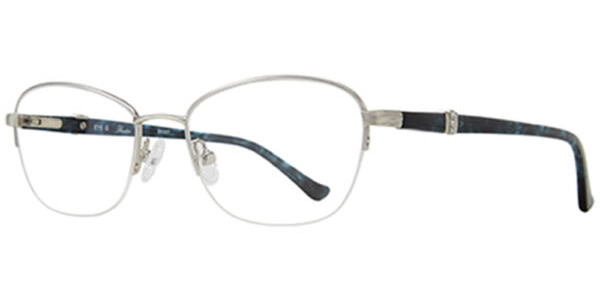 Buxton by EyeQ BX307 Eyeglasses, Silver