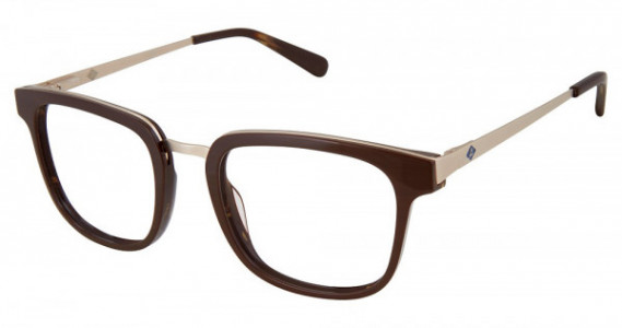 Sperry Top-Sider LENNOX Eyeglasses, C02 BROWN/HORN