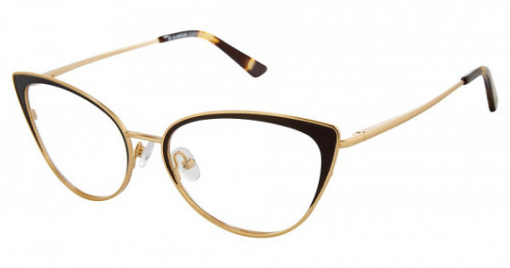 Glamour Editor's Pick GL1026 Eyeglasses, C01 BLACK / GOLD