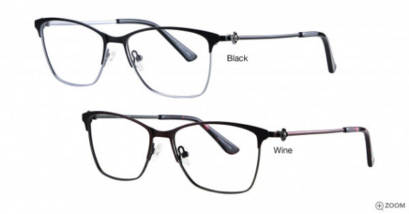 Bulova Waterford Eyeglasses, Black