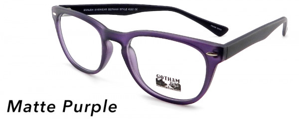 Smilen Eyewear 252 Eyeglasses, Matte Purple