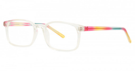 Smilen Eyewear Now Eyeglasses, Crystal/Fuchsia