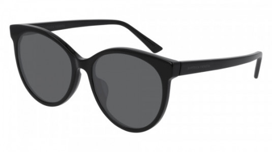 Bottega Veneta BV1022SK Sunglasses, 001 - BLACK with GREY lenses