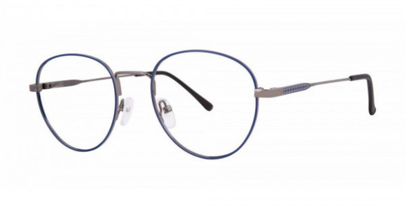 Modern Times CONVINCE Eyeglasses, Navy/Gunmetal