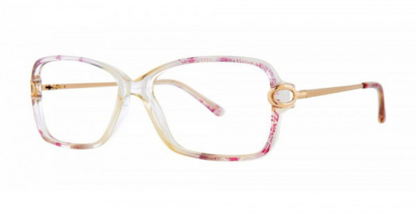 Modern Times ONWARD Eyeglasses, Rose/Crystal/Gold