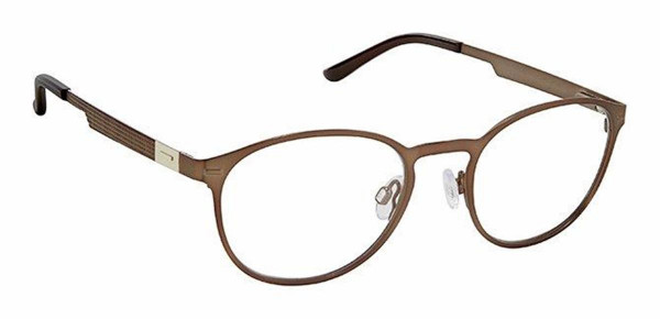 SuperFlex SF-551 Eyeglasses, (M102) BROWN GOLD