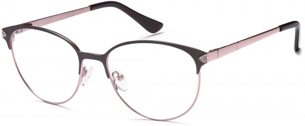 Di Caprio DC188 Eyeglasses, Purple Pink