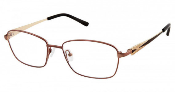 SuperFlex SF-1104T Eyeglasses, S102-BROWN GOLD