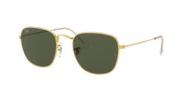 Ray-Ban RB3857 FRANK Sunglasses, 919631 FRANK LEGEND GOLD G-15 GREEN (GOLD)