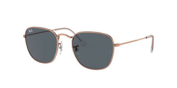 Ray-Ban RB3857 FRANK Sunglasses, 9202R5 FRANK ROSE GOLD BLUE (GOLD)
