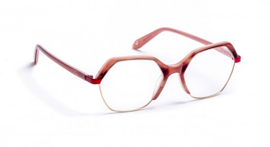 J.F. Rey PA073 Eyeglasses, PINK/SHINY GOLD/PLUM (8050)