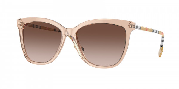Burberry BE4308 CLARE Sunglasses, 400613 CLARE PINK BROWN GRADIENT (PINK)