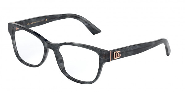 Dolce & Gabbana DG3326F Eyeglasses, 3251 GREY MARBLE (GREY)