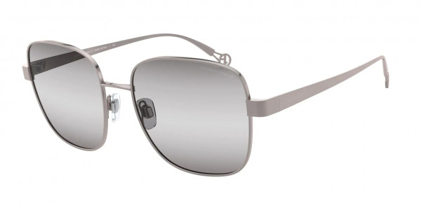 Giorgio Armani AR6106 Sunglasses, 30108G GUNMETAL GREY GRADIENT (GREY)