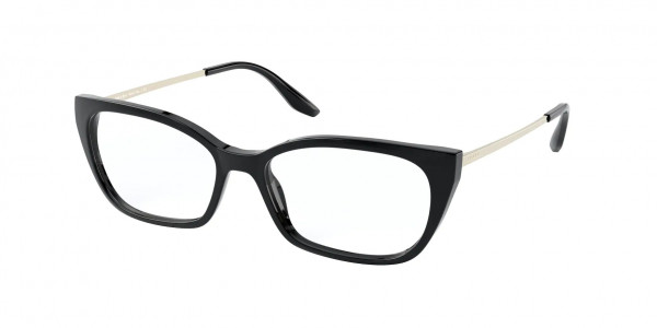 Prada PR 14XV Eyeglasses, 1AB1O1 BLACK