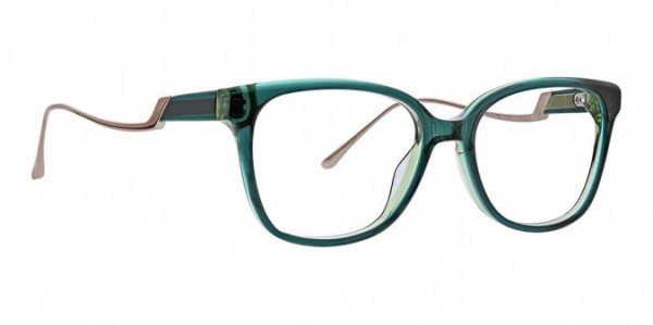 Trina Turk Misha Eyeglasses, Emerald