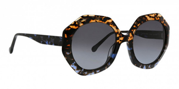 Trina Turk Mykonos Sunglasses, Brown/Blue