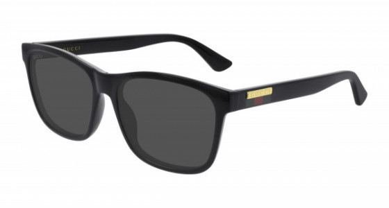 Gucci GG0746S Sunglasses, 001 - BLACK with GREY lenses
