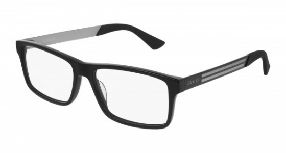 Gucci GG0692O Eyeglasses, 001 - BLACK with TRANSPARENT lenses