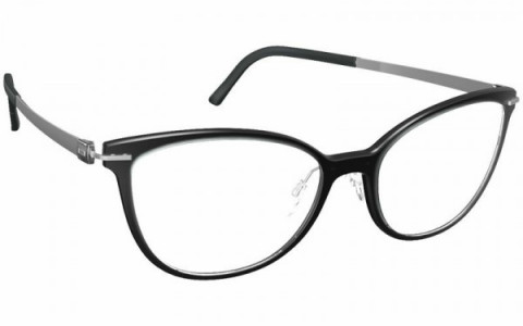 Silhouette Infinity View Full Rim 1594 Eyeglasses, 9000 Black Silver