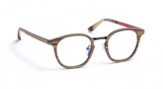 J.F. Rey JF2899 Eyeglasses, WOOD/FIBER GLASS RED/BLACK (9000)