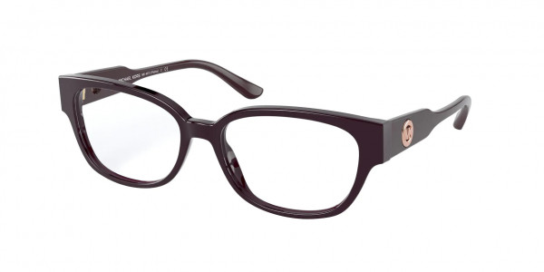 Michael Kors MK4072 PADUA Eyeglasses, 3344 CORDOVAN (PURPLE/REDDISH)