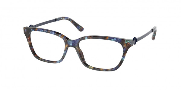 Tory Burch TY2107 Eyeglasses, 1876 BLUE PEARL TORTOISE (BLUE)