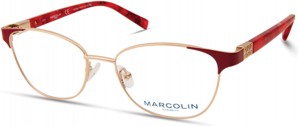Marcolin MA5021 Eyeglasses, 028 - Shiny Rose Gold