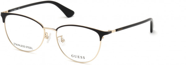 Guess GU2775-D Eyeglasses, 001 - Shiny Black