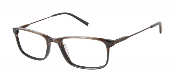 Geoffrey Beene G530 Eyeglasses, DARK BROWN HORN (DBR)