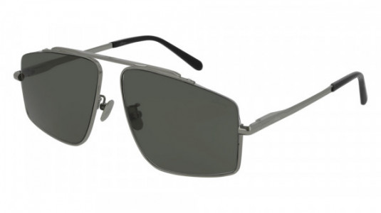 Brioni BR0074S Sunglasses, 001 - BLACK with GREY lenses