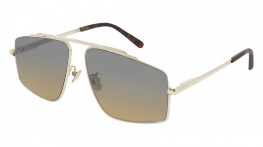 Brioni BR0074S Sunglasses, 004 - GOLD with GREY lenses