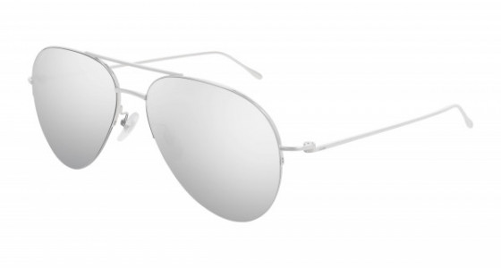Cartier CT0237S Sunglasses, 002 - SILVER with SILVER lenses