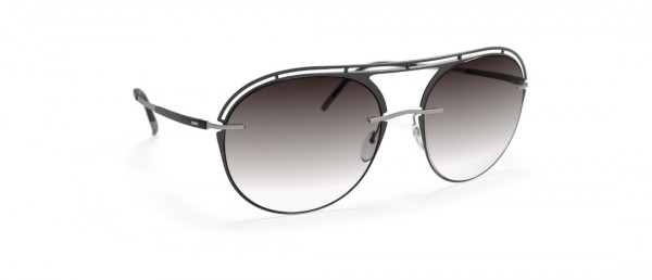 Silhouette Accent Shades 8724 Sunglasses, 9160 Classic Grey Gradient