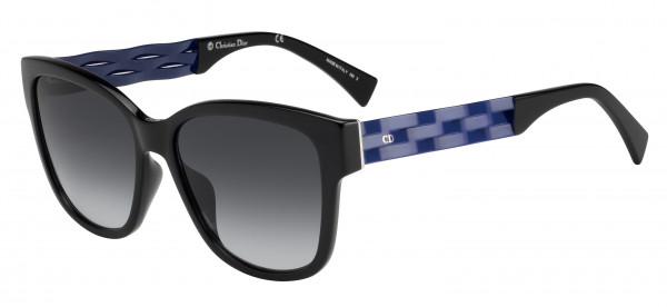 Christian Dior Diorribbon 1/N Sunglasses, 0UGO Black Blue